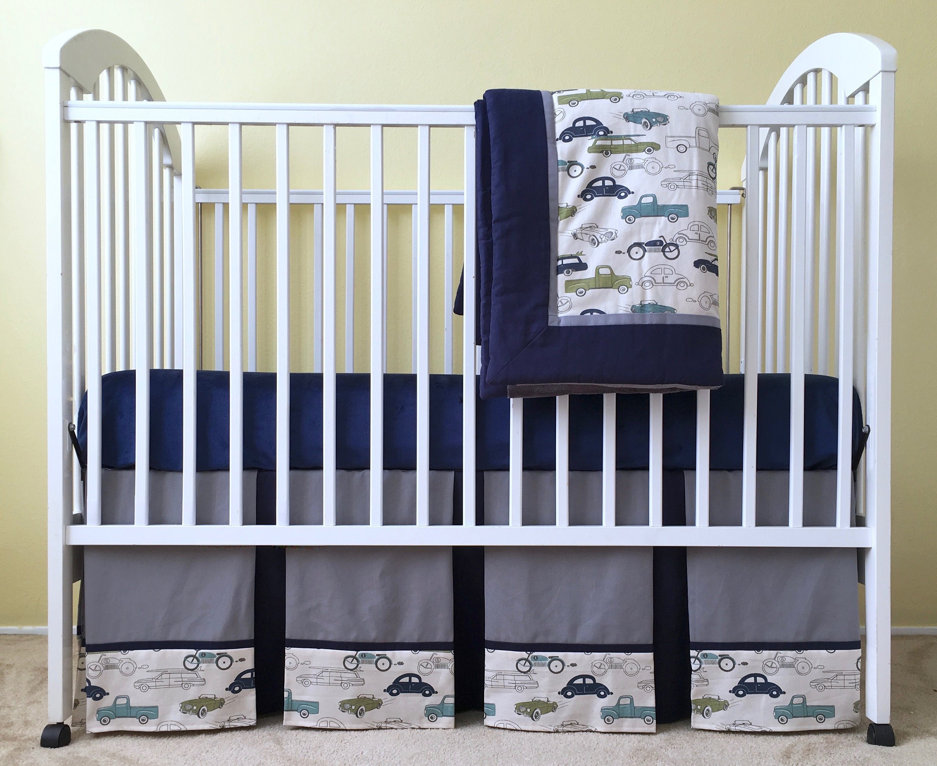 box pleat crib skirt