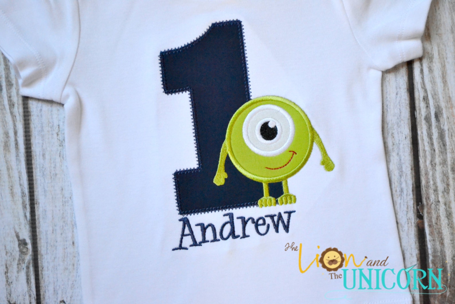 monsters inc 1st birthday shirt