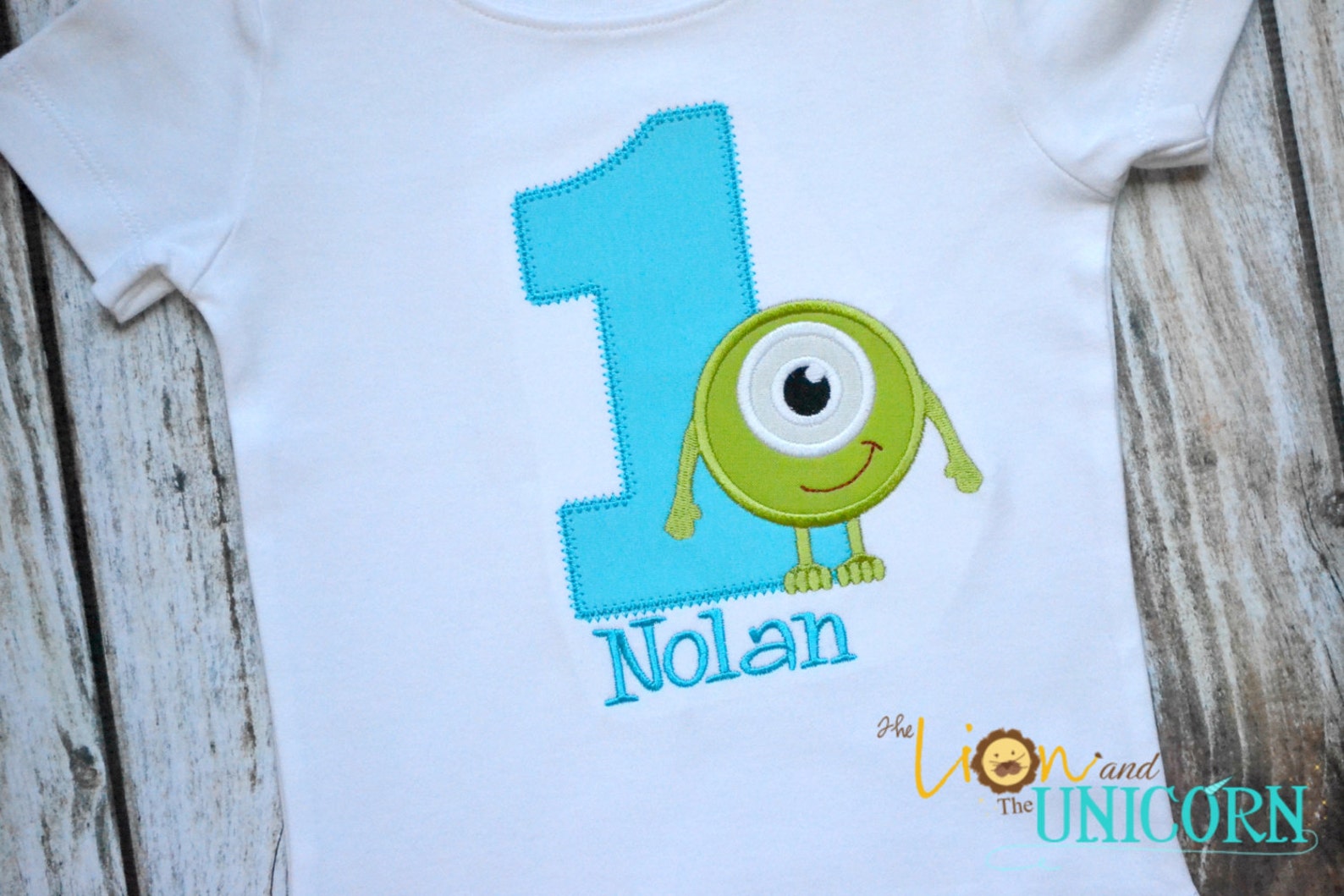 monsters inc 1st birthday shirt