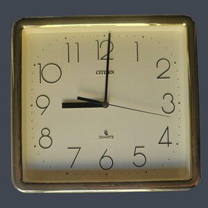 Vintage Citizen Wall Clock - Etsy