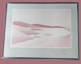 Vintage 1980s Moods of Pink Serene Bay Print