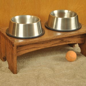25cm ceramic dog bowl REX DESIGN | Handmade Ceramic Ocean Dog Bowl (Made in the USA) main image 1