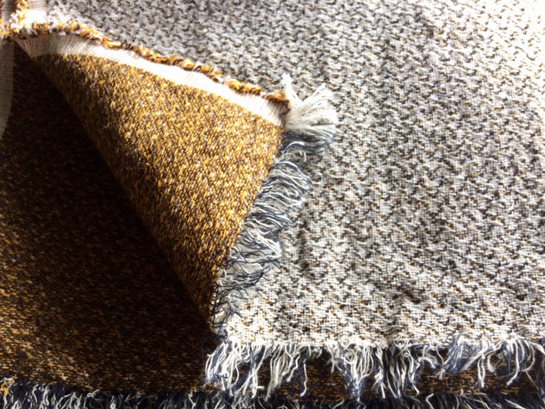 Natural Linen Throw Blanket Natural Beige Day Blanket Double Etsy