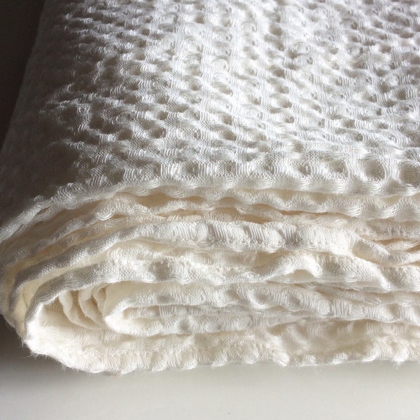 Waffle Fabric Full Bed Blanket Etsy