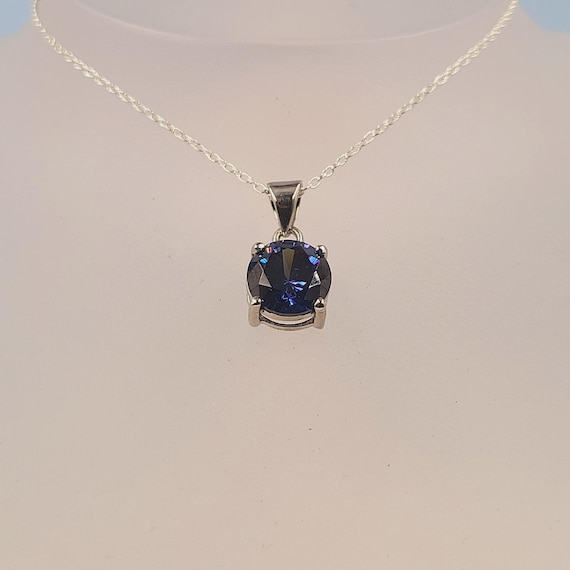 Collana "Identity" In Oro Con Diamanti E Topazio Trillion Blu London – Jewels - Foto 5