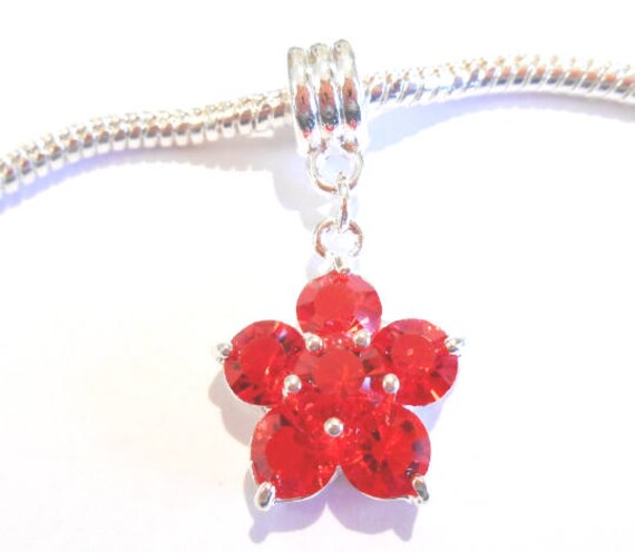 Aquarelle Coquelicots Glass Cabochon Tibet Silver Bangle Bracelets Fashion