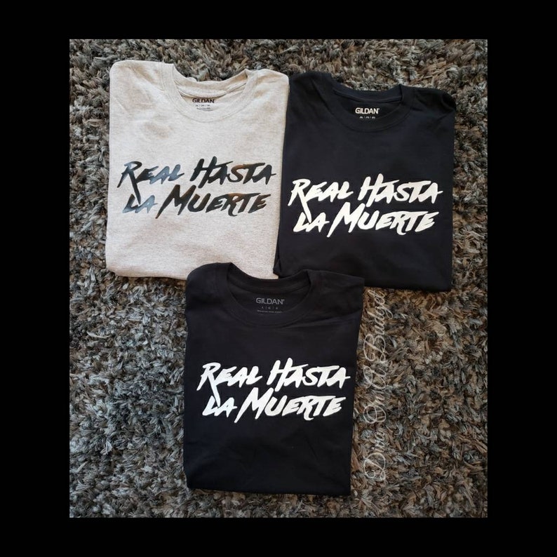 Real Hasta La Muerte Anuel AA Reggaeton Shirt Bad Bunny Karol | Etsy