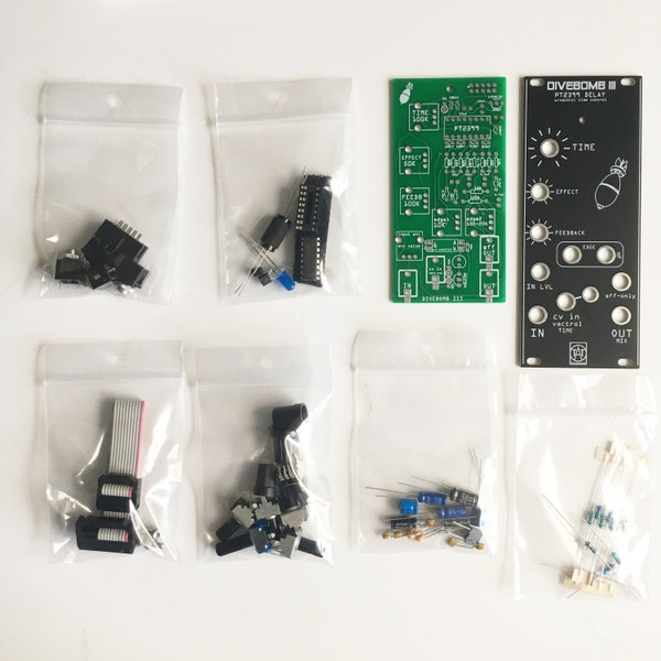 Divebomb delay DIY Eurorack module full kit