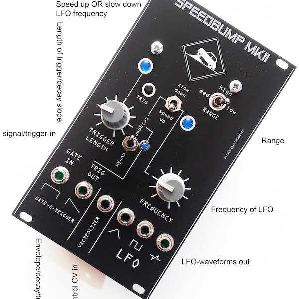 Blitzer MK II Briefumschlag/LFO Eurorack Modul