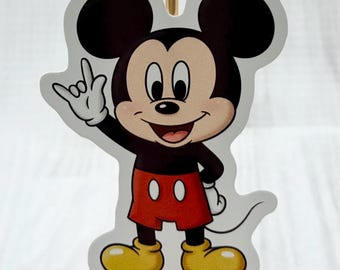 Mickey ASL ILY Sticker • 3-Inch Vinyl Mouse Decal • Cute Fan Art Gift • Deaf-Owned Shop • Sign Language Sticker • Disney-Inspired Art