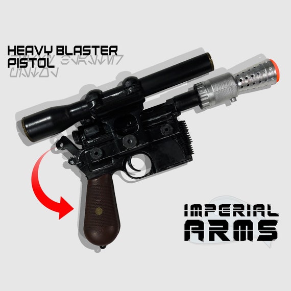 Dl 44 Han Solo Blastech Custom Replica Prop Heavy Blaster Etsy Dl 44 Han Solo Blastech Custom Replica Prop Heavy Blaster Etsy