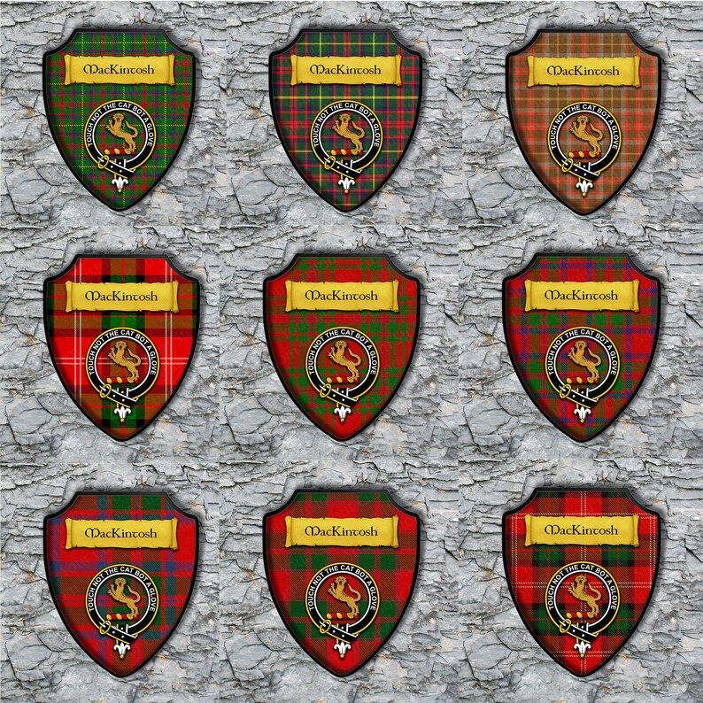 Mackintosh Shield Plaque With Scottish Clan Coat Of Arms Badge Etsy mackintosh-shield-plaque-with-scottish-clan-coat-of-arms-badge-etsy