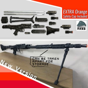 DLT-19 Star Wars Imperial Deconstructable Custom Replica Prop Galactic Empire Sniper Rifle, Non-Firing with Blaze Orange Barrel Plug