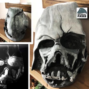 Darth Vader Star Wars Melted Helmet Custom Replica Prop Life size 1:1 Scale From The Force Awakens