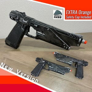 Westar 35 Variant Live Action Star Wars Custom Blaster Rifle Prop Replica, Non-Firing with Blaze Orange Barrel Plug