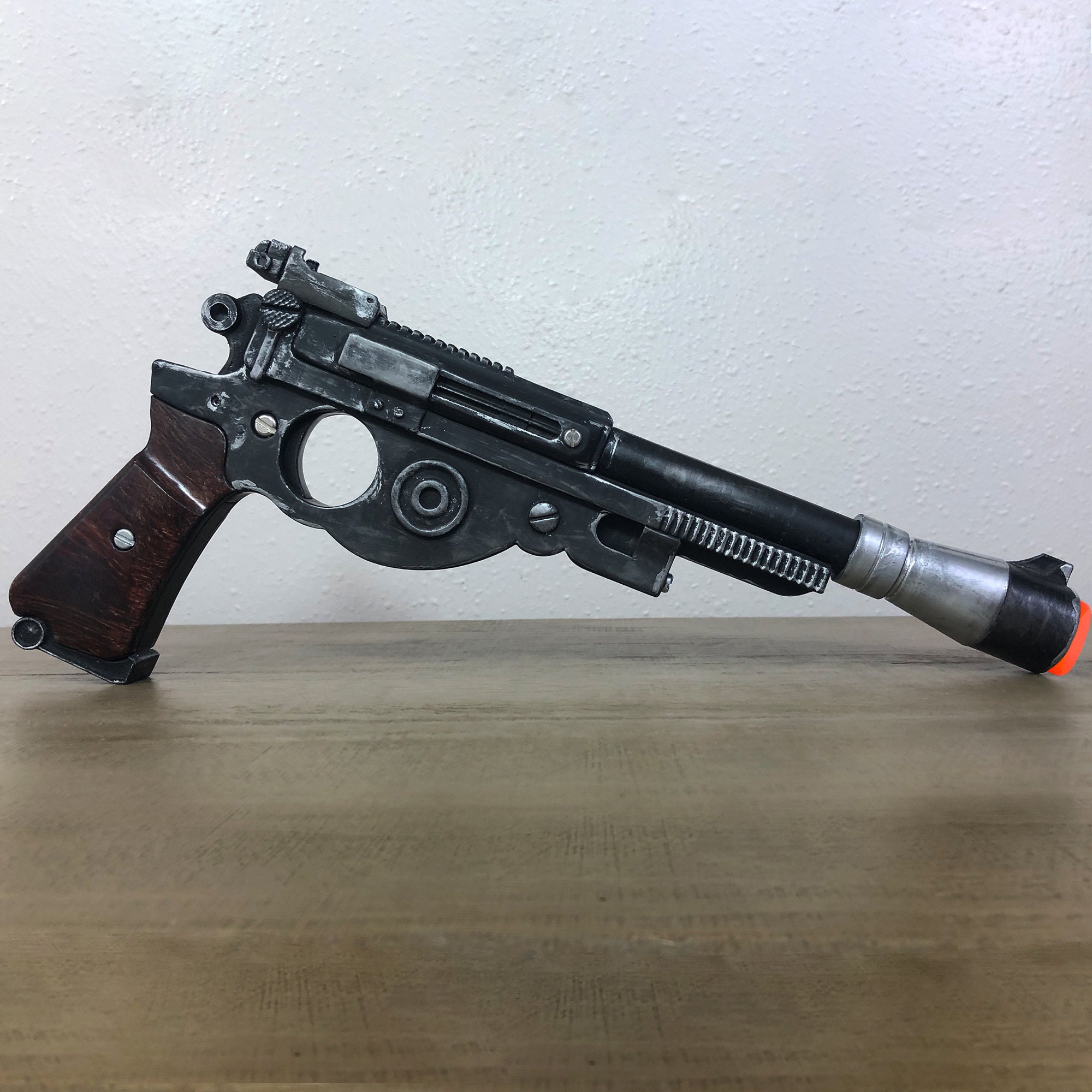 PAIR of Din Djarin Mandalorian The Blaster IB94 Mandalore Armory Story