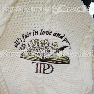 FAST SHIPPING Available Knit Wool TTPD Cardigan, The Tortured Poets Department, Swiftie Cardigan CARDIGAN02 image 7