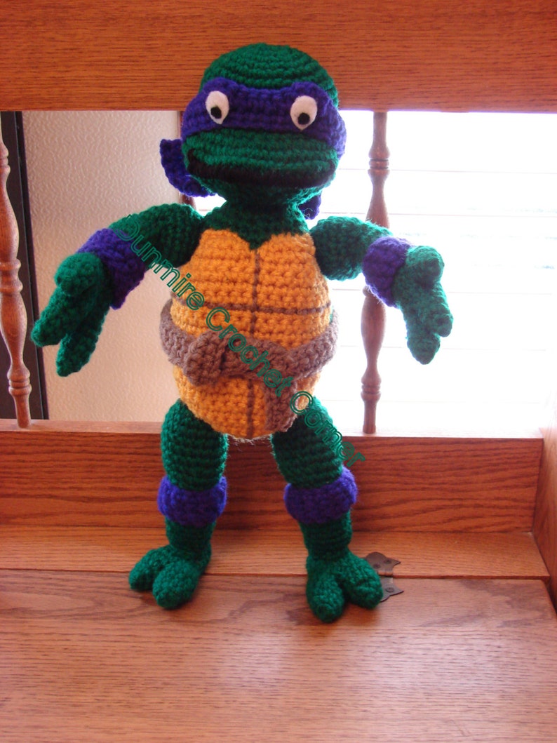 Crochet Amigurumi Teenage Mutant Ninja Turtles Made to Order | Etsy