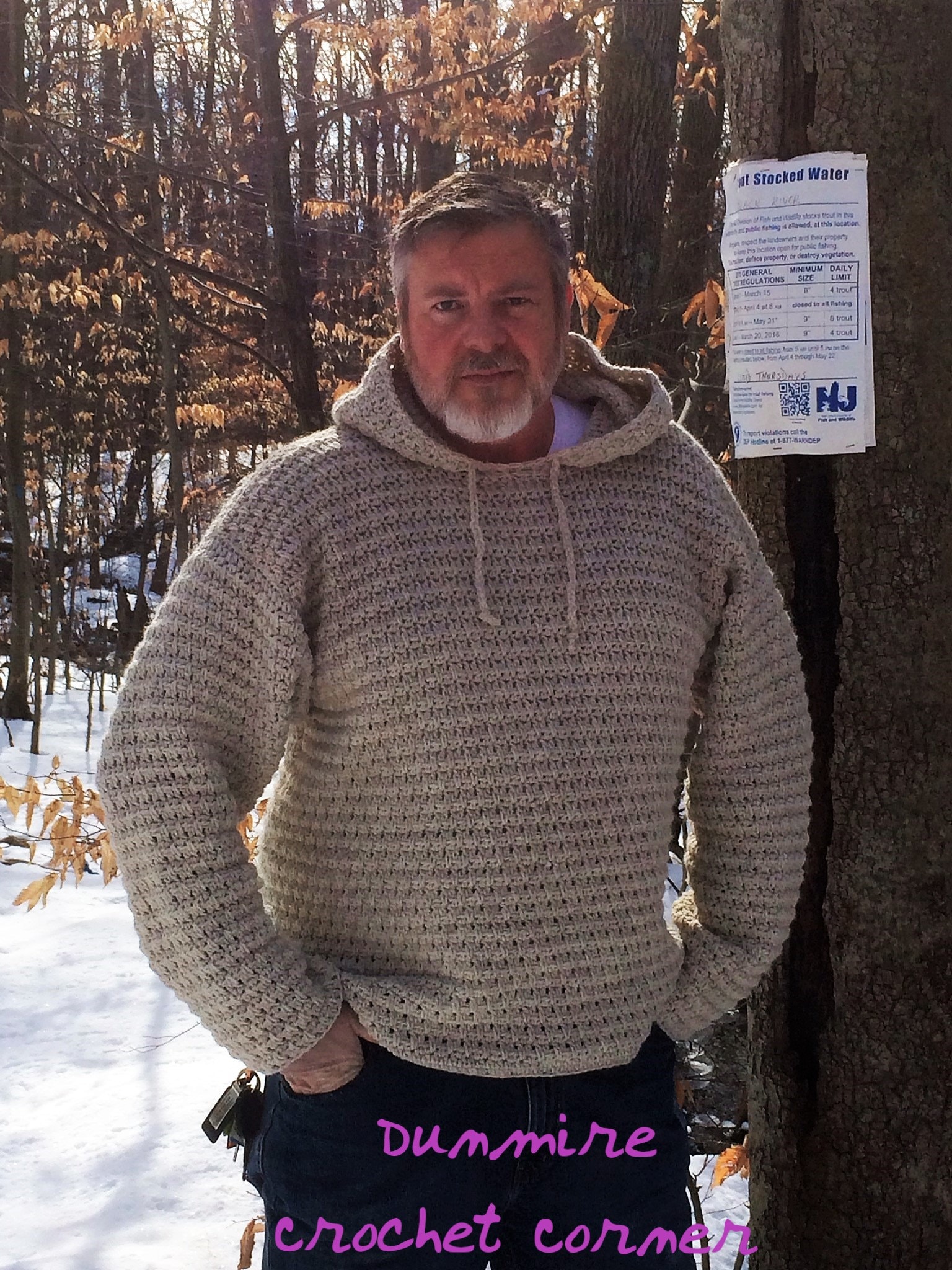 Crochet PDF Pattern for Mens Hooded Sweater Sizes Sm Med Lg - Etsy Canada