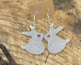 Bunny resin earrings