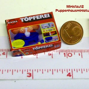 3203# Emballage miniature en carton "Poterie" - Maison de poupée - Maison de poupée M1:12