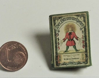 1032# Miniatur Kinderbuch M1zu12 Puppenhaus Puppenstube Struwwelliese
