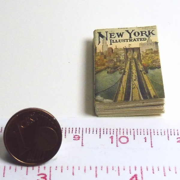 1517# Miniatur Zeitschrift von 1915 - New York Illustrated - Puppenhaus - Puppenstube - M1:12