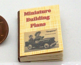 1226# Miniature Building Plans - miniature catalogue - Doll house miniature in scale 1/12