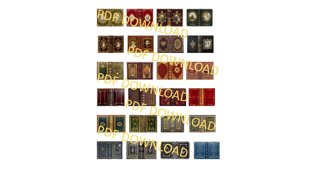 2112# Pdf-download - Miniatur Book Covers for 24 Books DIY - Dolls ...