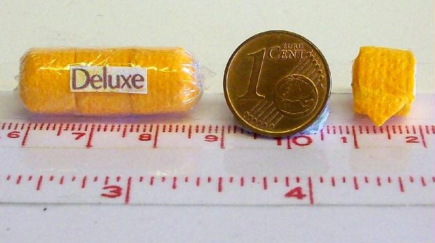 Mini Rotoli Di Carta Igienica 1:12 Per Casa Delle Bambole – Set Da 4 Fatti A Mano