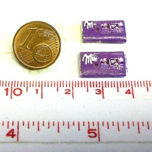 6008# 2 Barrette di cioccolato Nostalgia in miniatura - Miniatura per casa delle bambole - Scala 1:12 per casa delle bambole - Gnomi