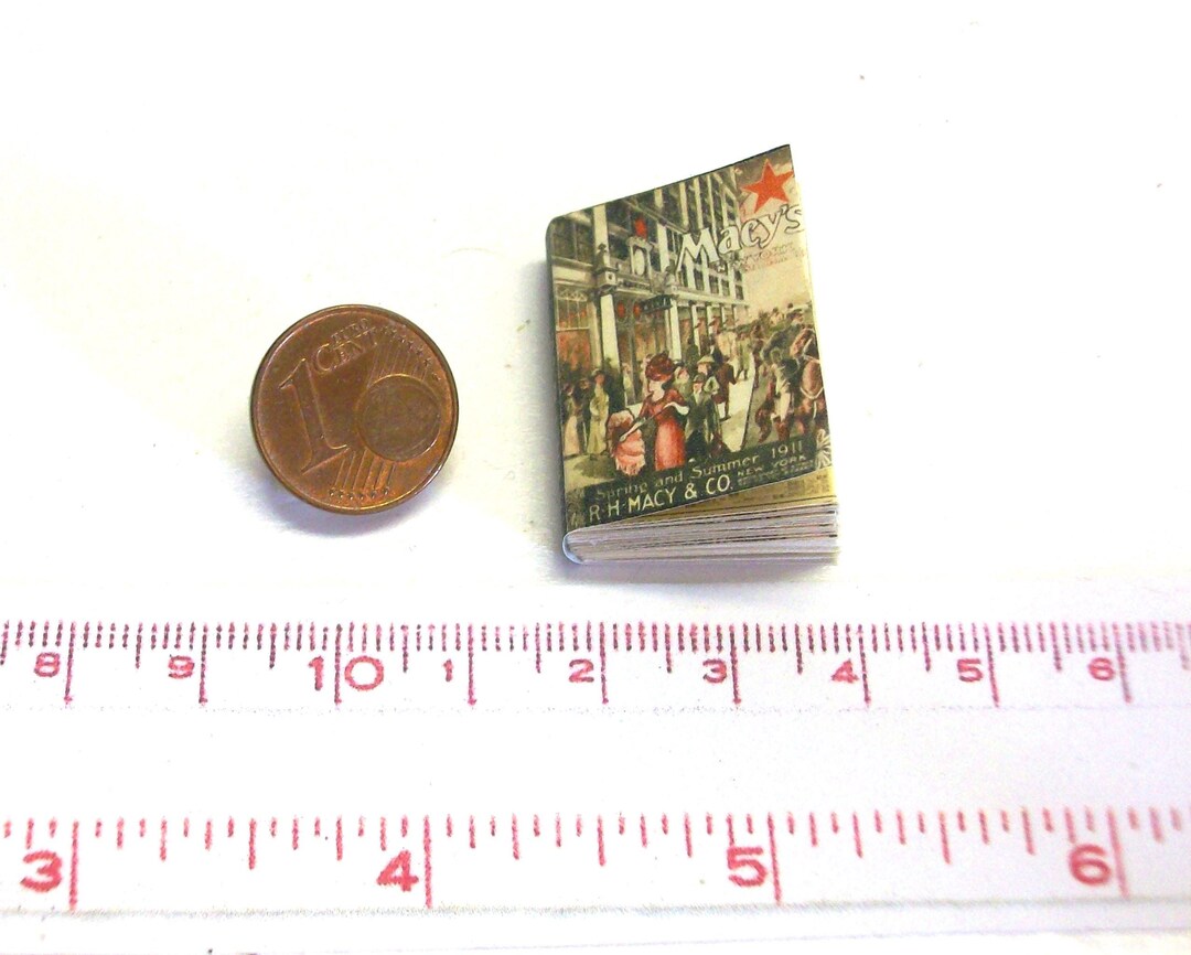 1535 Miniature Catalog Marcy's Fashion Catalog 1911 Dollhouse