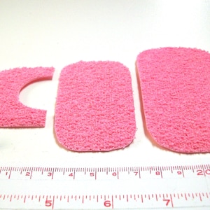 7001# Ensemble de salle de bain rose 3 pièces - WC sur pied/suspendu - Maison de poupée à l&#39;échelle 1:12 - Gnome