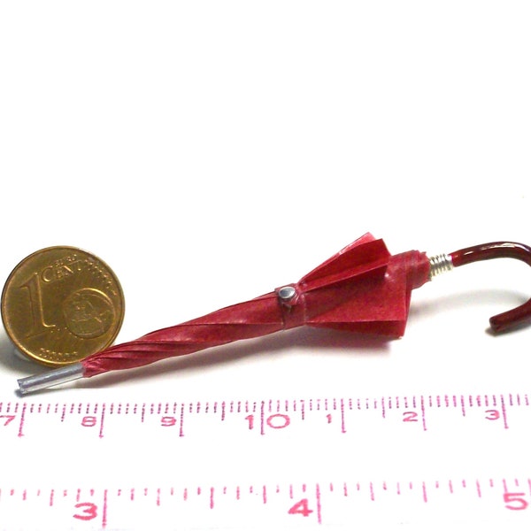 4129# Miniature Umbrella - Doll house miniature scale 1/12
