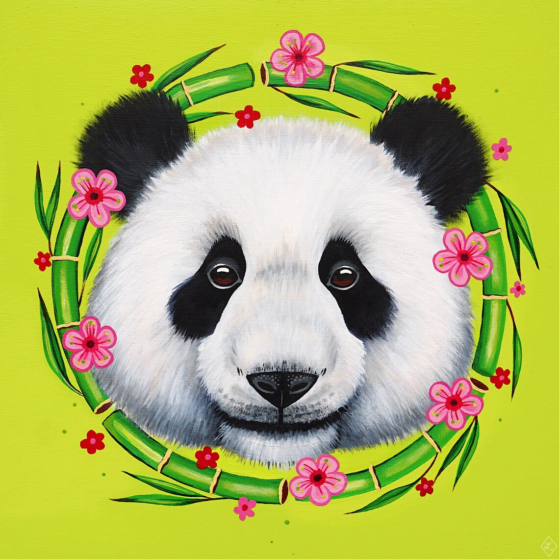 GIANT PANDA PRINT Giant Panda Art Giant Panda Illustration | Etsy
