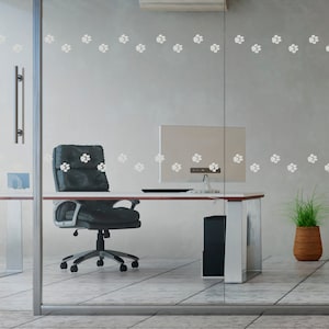 Pawprint stickers for glass visibility frost vinyl decals paw prints distraction markers vets office, pet groomer stickers