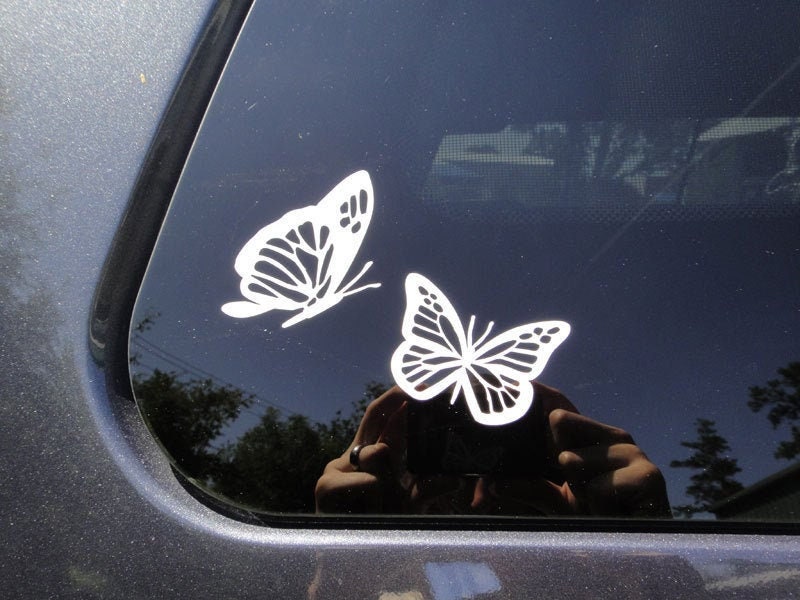 Buy Butterfly Car Stickers Boho Cottagecore Style Vinyl Laptop