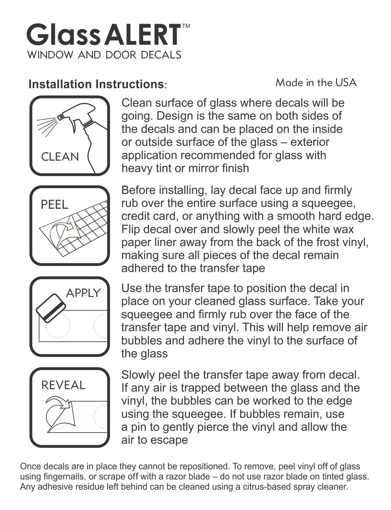 Glass Inspection Sticker Dot Stickers for Glass Visibility Frost Vinyl Decals Circle Distraction ...
