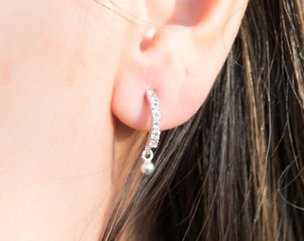 925 Argent Petit Rond Oeil maléfique Bleu CZ Boucles d/'oreilles Clou