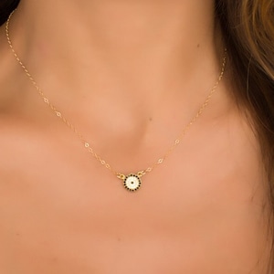 Crystal necklace / Evil Eye necklace Gold / Kabbalah Jewelry / Gold Layered necklace/Nazar Necklace/Good Luck charm /Jewelry Handmade |Geras