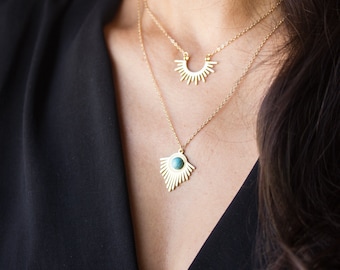 Half sun necklace discount