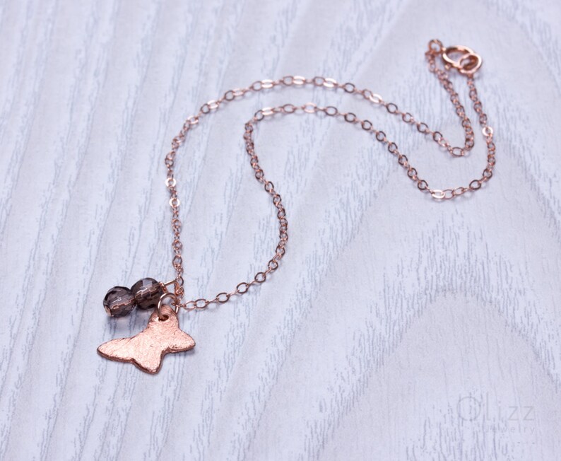 Butterfly Anklet Girl Anklet Baby Anklet Rose gold Anklet Etsy