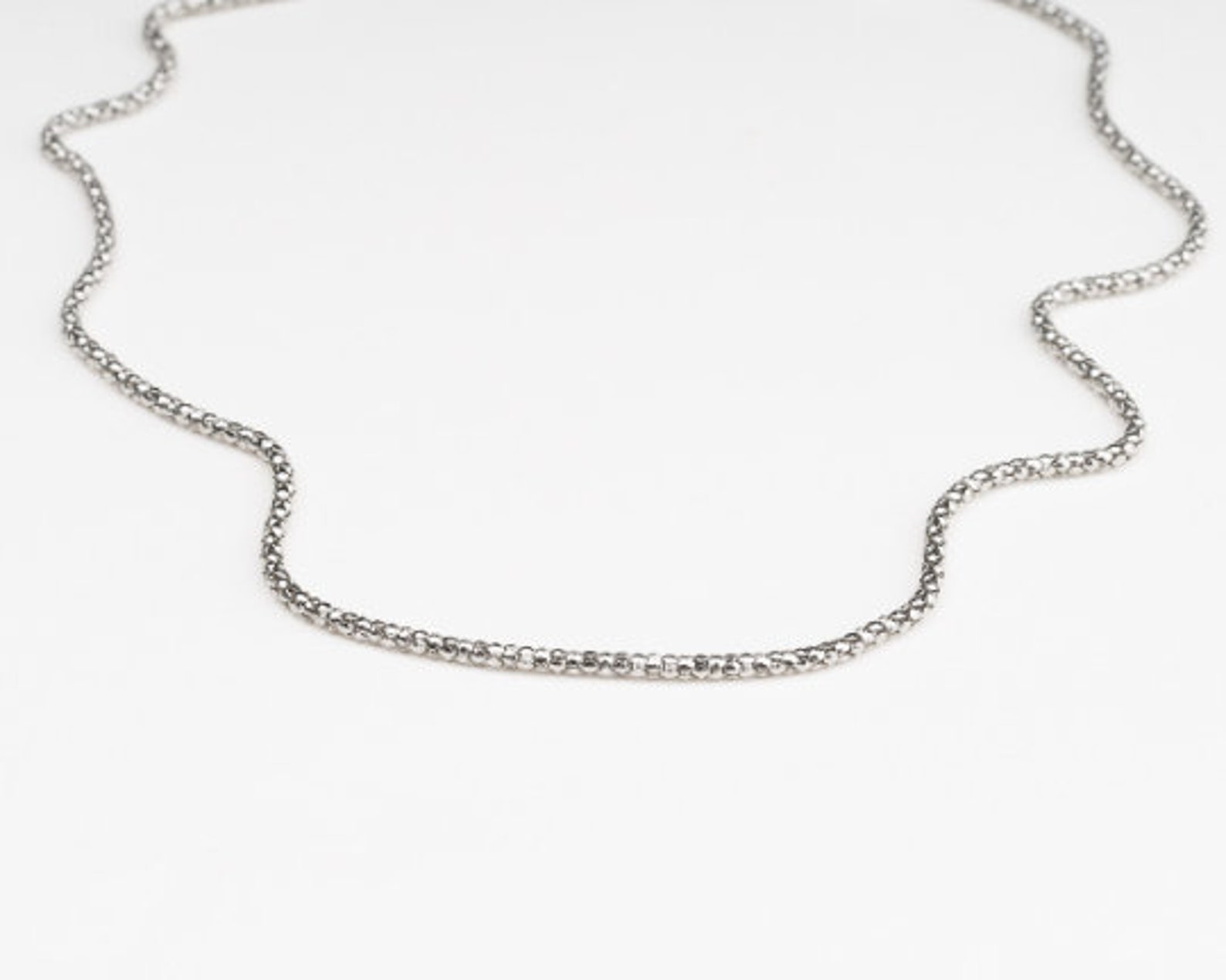 Silver Chain Ankle Bracelet Silver Layered Anklet Double Etsy