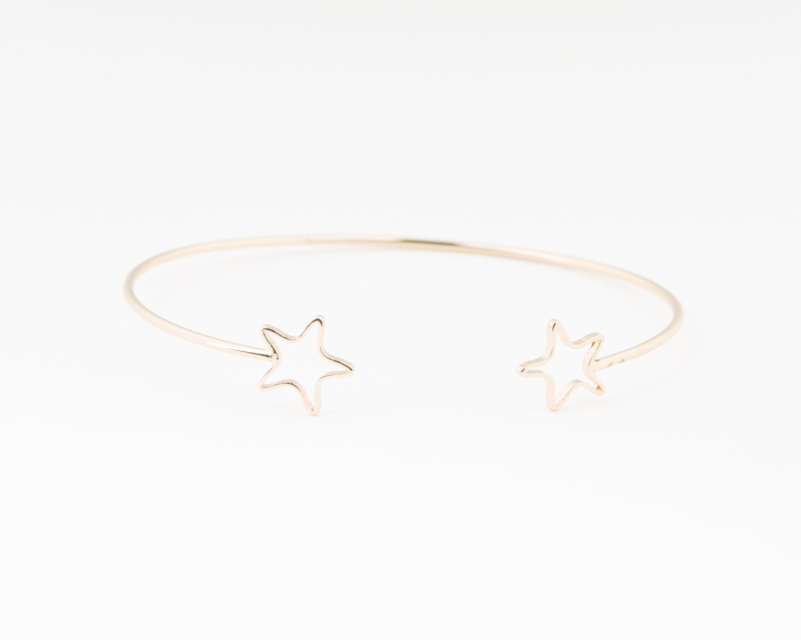 Star Cuff Bracelet Star Bracelet Star Cuff Bangle Gold Etsy