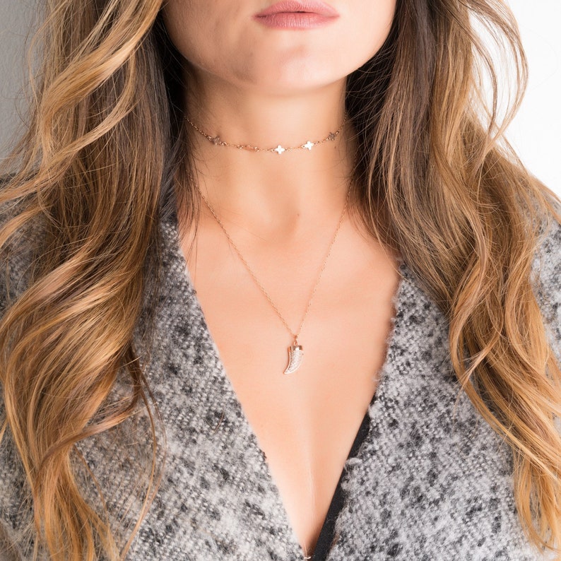 Cross Choker Necklace \u2022 Tiny Cross Choker \u2022 Choker in 14k Gold Filled \u2022 Rose Gold Dainty Choker \u2022 Mothers Day Gift \u2022 Charm Necklace \u2022 0301NM