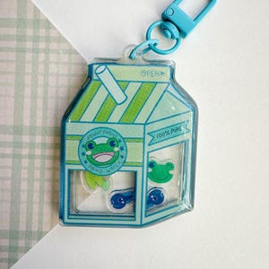 Pond Water - Acrylic Shaker Keychain