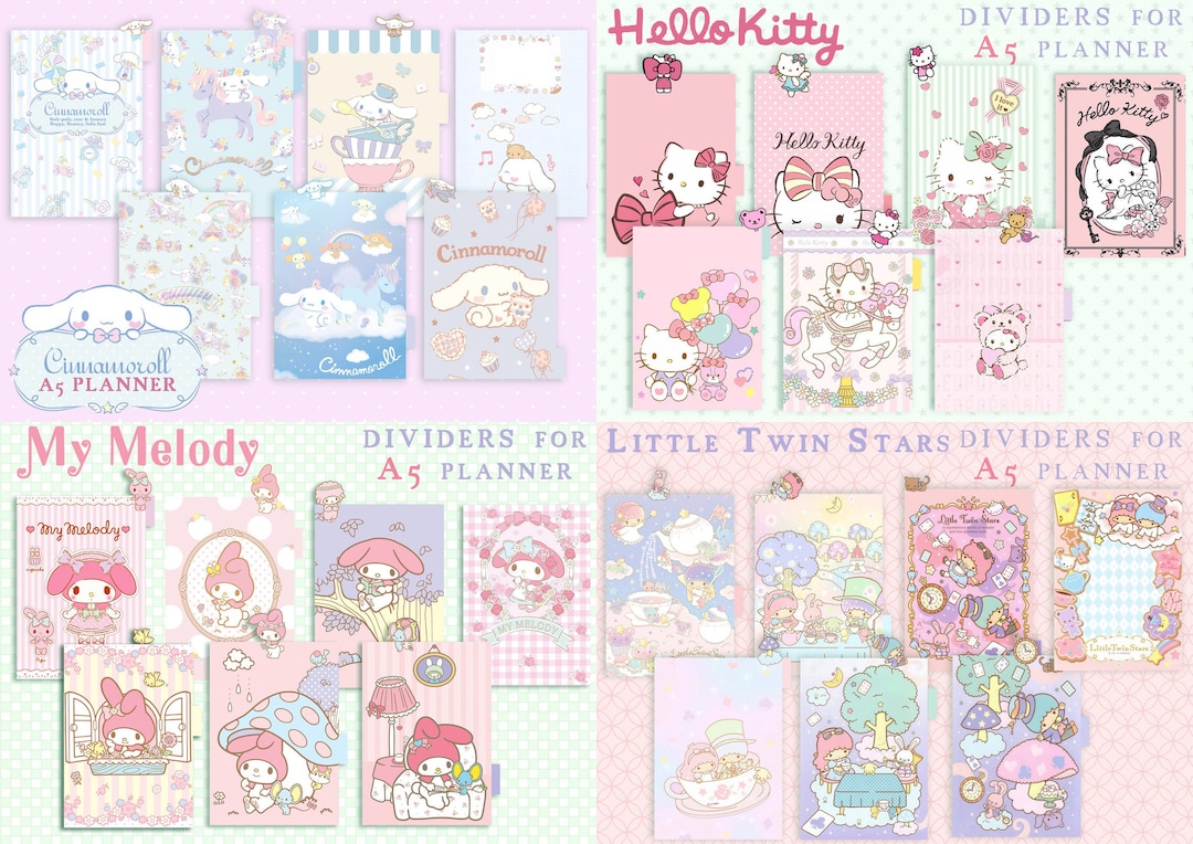 Dividers for A5 Planner - Etsy
