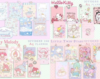 dividers for A5 planner