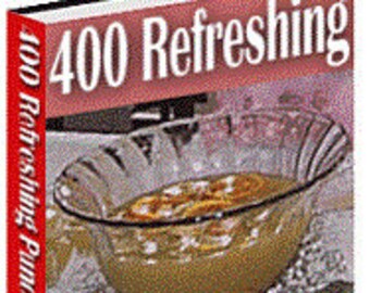 eBook - 400 Punch drink recipes - 447 page eBook - drinks ebook - punch recipes - beverage recipes - party drinks - party beverage recipes