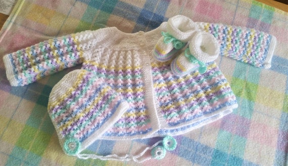 rainbow baby sweater